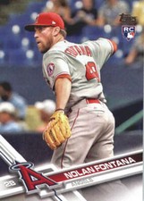 2017 Topps Update #US201 Nolan Fontana RC Rookie Angels 