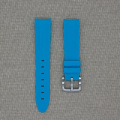 Tempomat 21mm Blau Gummiband Für Rolex Submariner 41mm, Explorer II