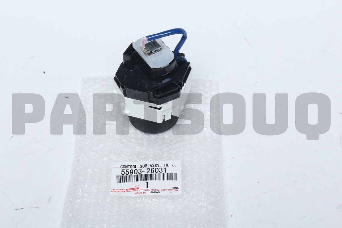 5590326031 Genuine Toyota KNOB, HEATER CONTROL, NO.2 55903