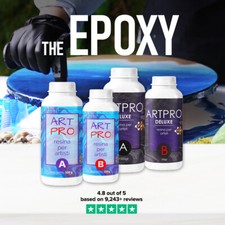 "Art-Pro" - High viscosity clear Epoxy Resin for resin-ocean-coaster art