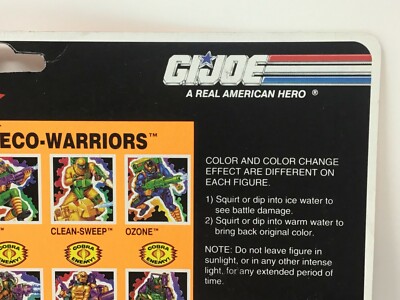 VINTAGE 1990 HASBRO GI JOE ECO WARRIORS SLUDGE VIPER HAZARDOUS