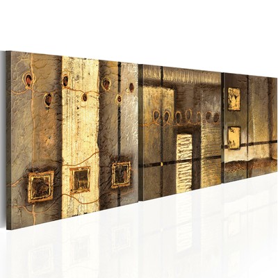 100 Handgemalt Gemalde Bilder Leinwand 3 Teile Abstrakt 150x50 931 Mk Ebay