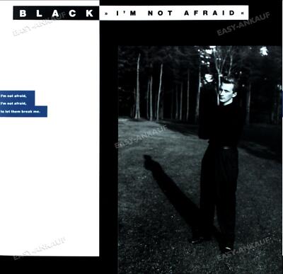 Black - I'm Not Afraid 7'' (VG/VG) .