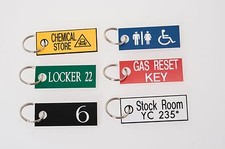 Fully Engraved Key tags, keyrings 