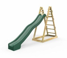 Rebo Wooden Free Standing Slide with 8.7ft Water Slide Standard