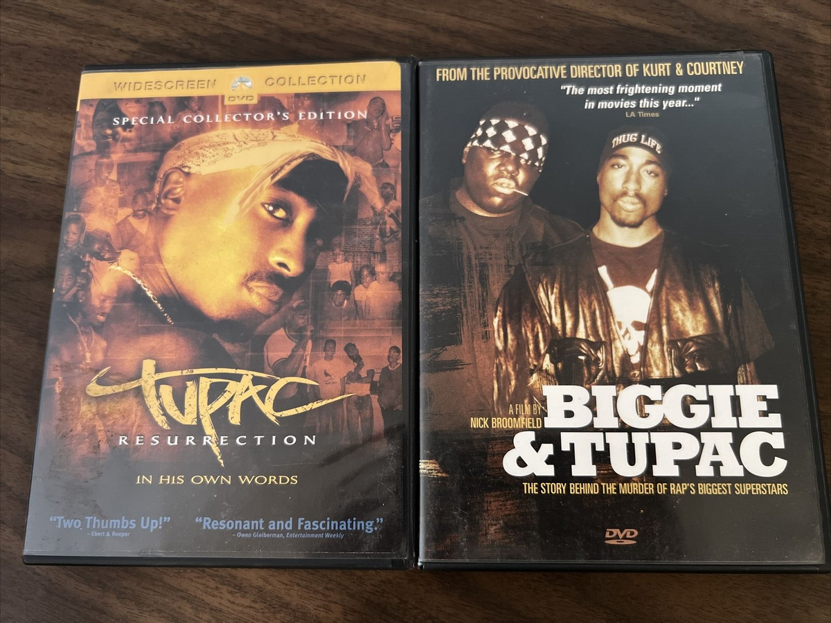 Tupac & Biggie DVD Lot - Resurrection - The story behind the