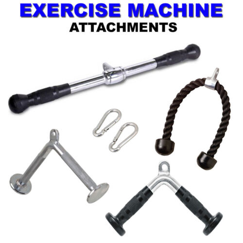 FMTX Gym Attachments Machine Equipment Accessories Pull Press Down Tricep Bar - Picture 1 of 12