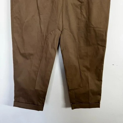 BR Banana Republic Pants Size 10 High Waist The Riding Tapered Straight Cuffed - Picture 6 of 11