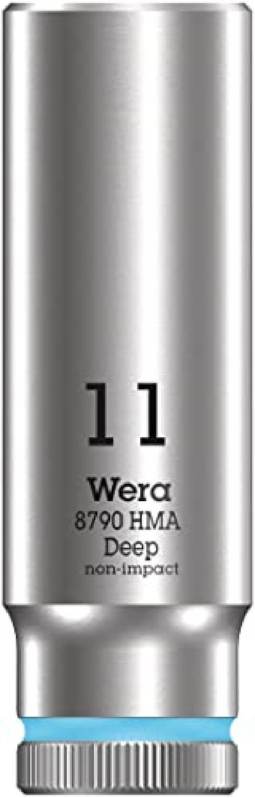 Wera 05004508001 Chiave a Bussola 1/4", Ciano, 11.0 mm