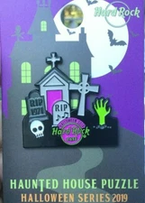 2019 HARD ROCK CAFE ONLINE 3D HALLOWEEN HAUNTED HOUSE PUZZLE SERIES LE PIN