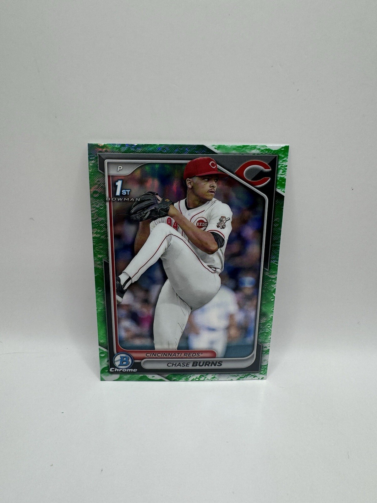 2024 Bowman Draft Chase Burns 1st Bowman Chrome Lunar Glow Refractor #BDC-55