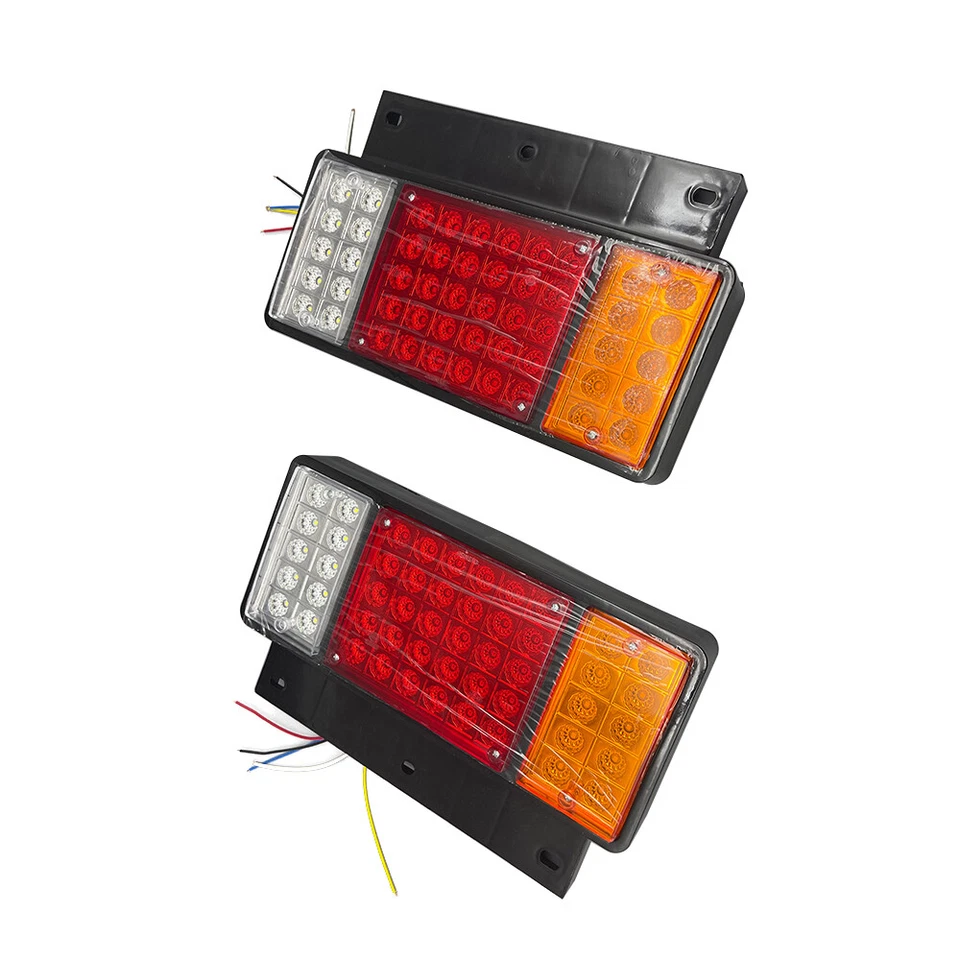 Luz trasera LED W Isuzu Elf Truck NPR NQR NR NKR NHR 84-L+R 12V 50 Foto 2 de 4