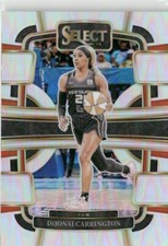 2023-24 Panini Select WNBA Silver Prizm DiJonai Carrington Connecticut Sun #18