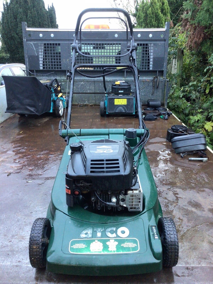 electric start atco electric lawn mower
