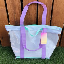 Transparent Beach Tote Bag - Stoney Clover Lane X Target Clear/lavender - New