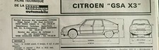 Revue technique Citroen GSA