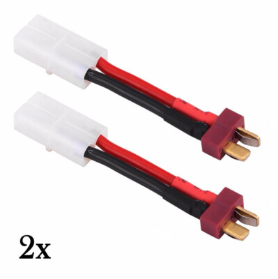 2x Adapterkabel Tamiya (Kompatibel) T-Plug Stecker Buchse Adapter Dean SPARSET