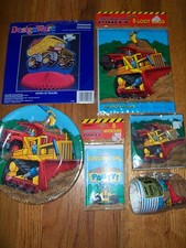 Construction Birthday Party Supplies Multi-color 6pc Unique