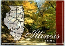 Postcard - Illinois Autumn