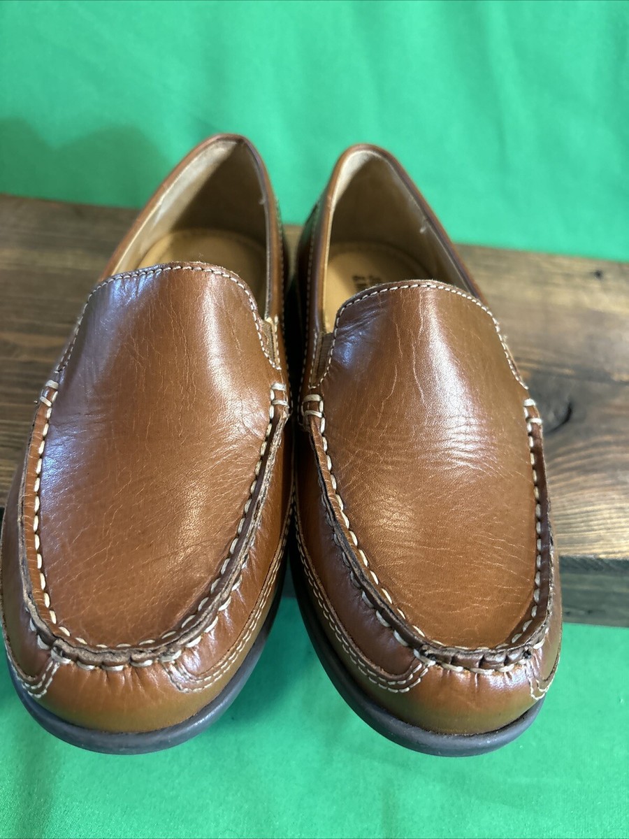 Johnston & Murphy Boys Youth Locklin Tan Full Leather  display picture 1