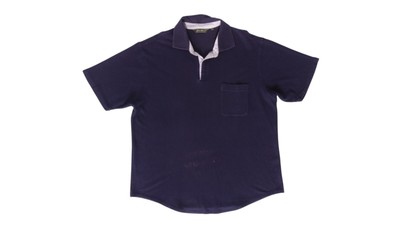 Eddie Bauer Kurzarm Polo Baumwolle Navy L