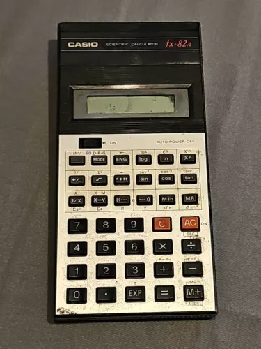 Casio Fx-82B Scientific Calculator Vintage 1980s Tested Works