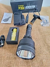 Nitecore P30I High Output Searchlight Rechargeable Black Aluminum Construction