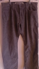 Men's Soft Gray Levi's 514 Corduroy Slim Straight Pants Size 34x30