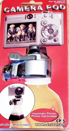 Portable Camera Pod Mount for Bottle Tops & Flat Surfaces – Compact Tripod - Picture 2 of 4