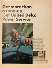 1967 United Delco Power Service PRINT AD Get More Than A Tune-Up VTG 1960s