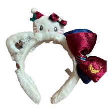 USJ Hello Kitty Christmas Fluffy headband Earmuffs Universal Studios Japan 2024