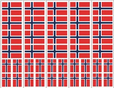 40 Removable Stickers: Norway Flag, Norwegian Party Favors, Decals