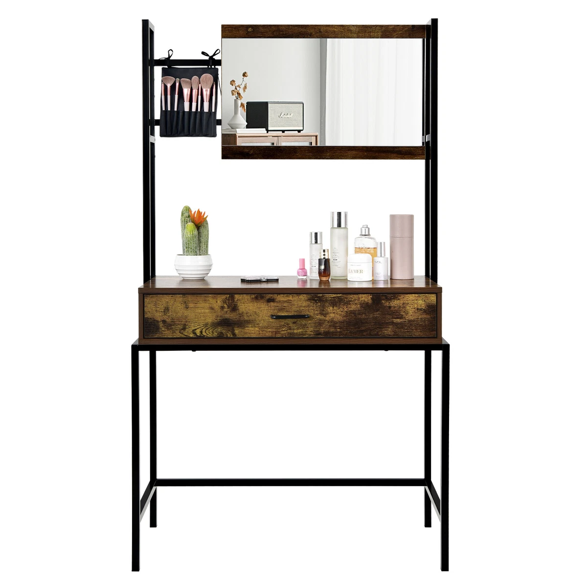 Industrial vanity table deals