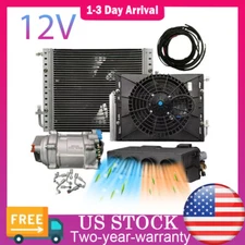 12V Electric Universal  Cool&Heat Underdash Air Conditioner DC Auto Car A/C Kit