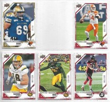 SAMUEL GIGUERE EDMONTON ESKIMOS 2019 UD CFL FOOTBALL RED /150 #118
