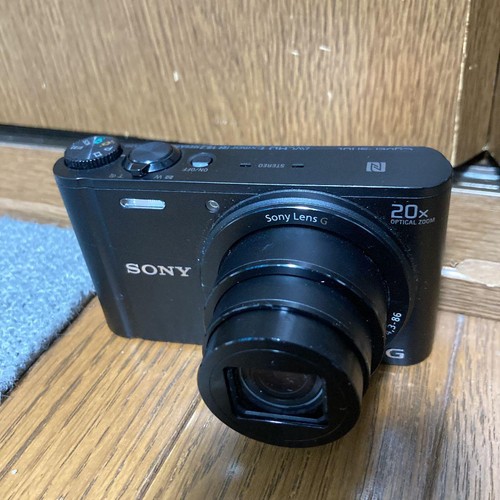 Sony Digital Camera Cybershot WX350 Optical 20x Black Tested Working
