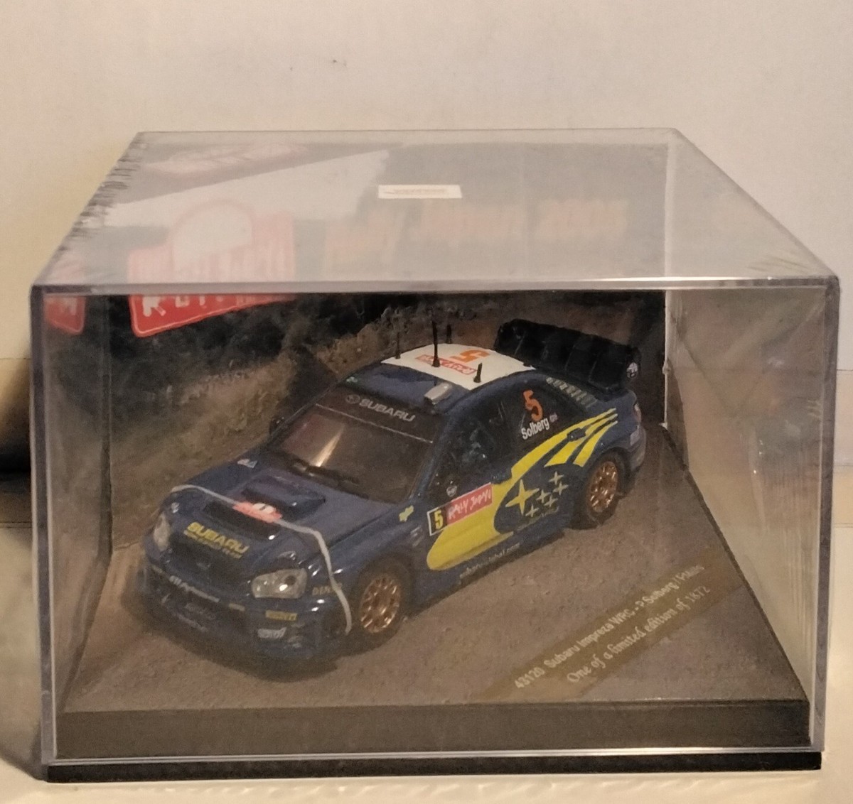 Pilote De Rallye SUBARU PETTER SOLBERG PENDANT LES TESTS AU PAYS DE Galles Avant Le Rallye De Grande Bretagne Uk Image1893297