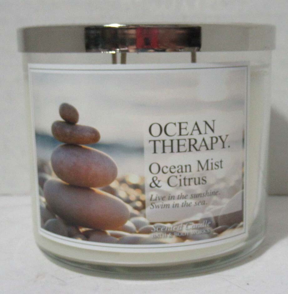 Bath & Body Works 3-wick 14.5 oz Large Jar Scented Candle OCEAN