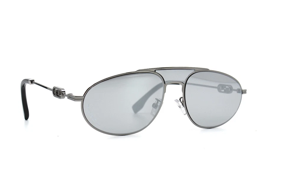 FENDI FE40072U 14C СЕРЫЙ СЕРЕБРЯНЫЙ ЗЕРКАЛО ПОДЛИННЫЙ СОЛНЦЕЗАЩИТНЫЕ ОЧКИ - Изображение 3 из 4