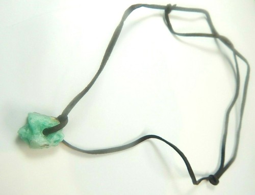 Colombian Emerald Raw Mineral Beryl with crystals 30.00 Cts Cow Leather Muzo Min - Picture 8 of 12