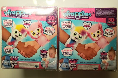 Little Live Pets WRAPPLES Interactive SLAP BRACELETS White UNA