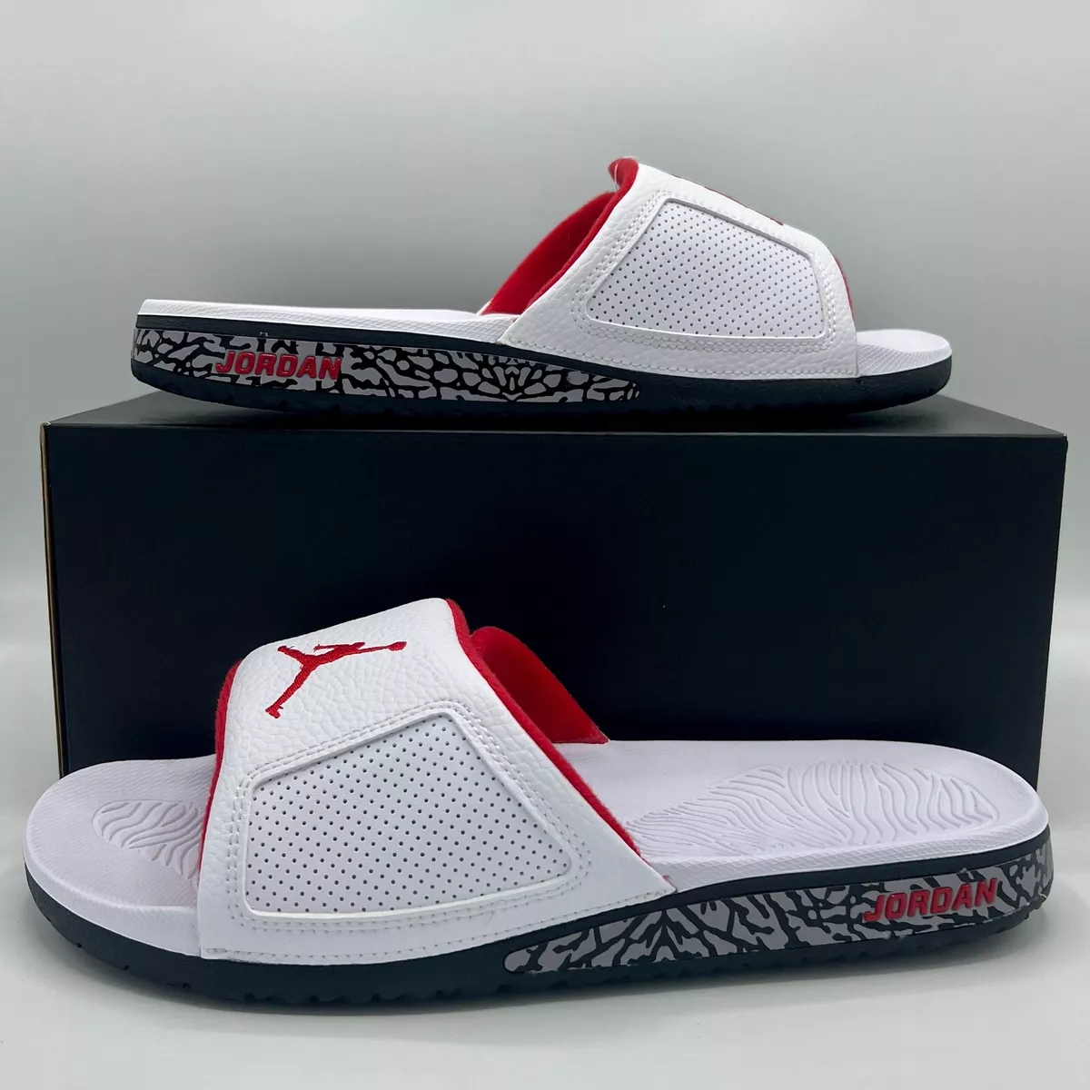 Jordan Hydro 3 slides - White
