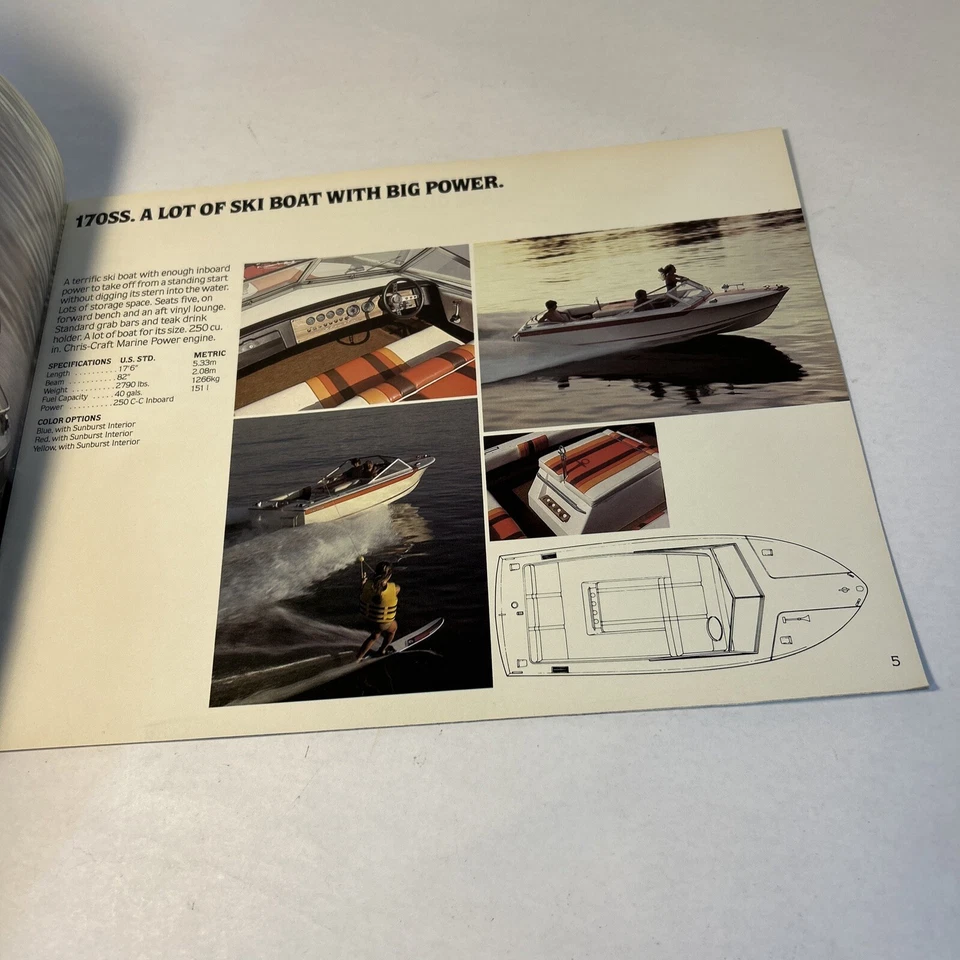 Folleto/catálogo Chris Craft 1980 Sport Performance Boat (Stinger/Scorpion) Foto 3 de 4