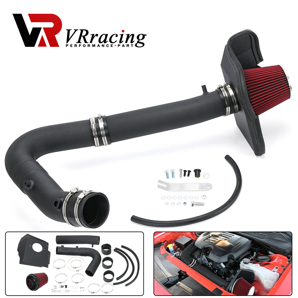 BCP RED 11-20 Charger/Challenger/300 3.6 V6 Heat Shield Cold Air Intake +Filter
