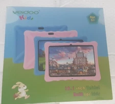 Veidoo Kids 10.1 Inch Tablet Buit For Kids ,black, Blue Bummer.