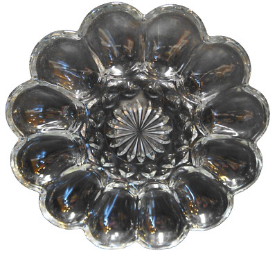 Anchor Hocking Fairfield Entertainers Servingware Deviled Egg Plate