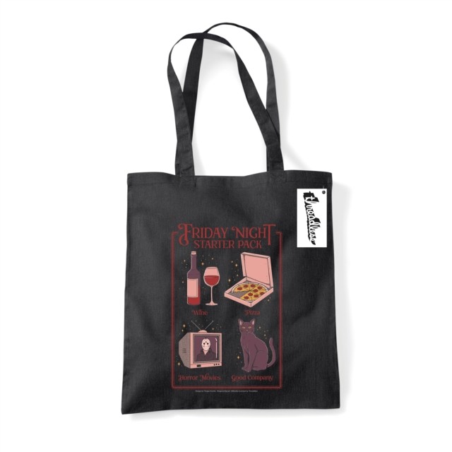 Thiago Correa Friday Night Black Tote Bag PAPERBACK 5050293868905
