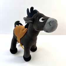 Disney Parks Plush Toy Bullseye Dark Brown Race Horse Pixar Toy Story 8.5 Inch