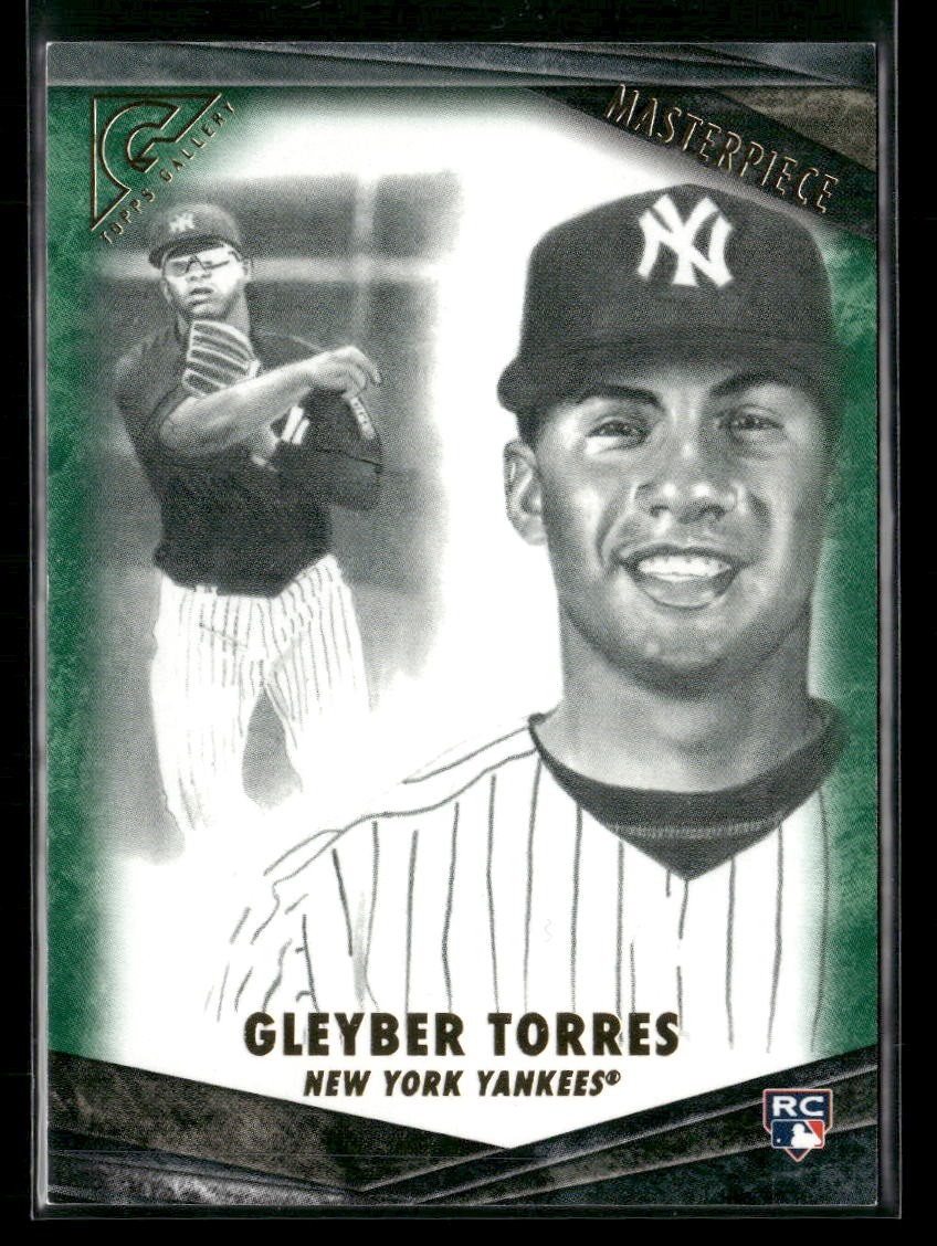 2018 Topps Gallery #M-24 Gleyber Torres Masterpiece Green #/250