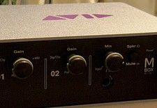 Avid MBox Mini USB Audio Recording Interface 2 In 2 Out